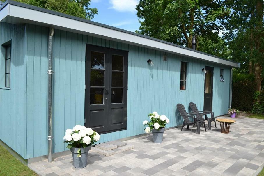 Mooi Nieuw Houten Huisje Havelte Exterior foto